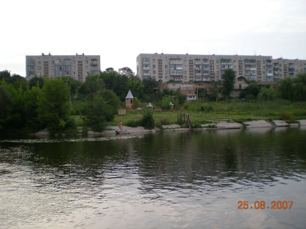 A beautiful place in Liubar near the river Sluch, Любар