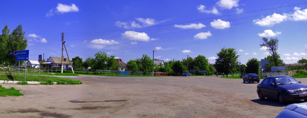 Панорама Возле ДАИ с 4-х фото, Ружин