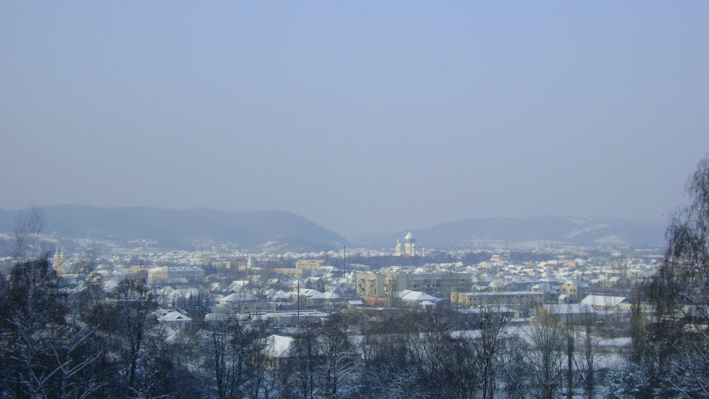 Зимня панорама Іршави. Winter panorama Irshava, Иршава