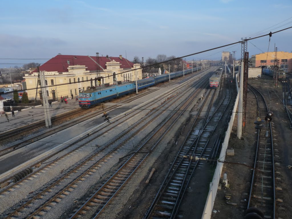 Вокзал у Мукачеві. 12 січня 2010, Мукачево