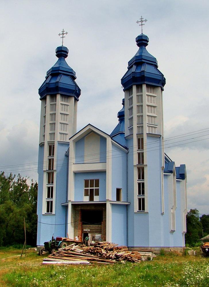 Свалява - новий храм, Svalyava - new church, Свалява