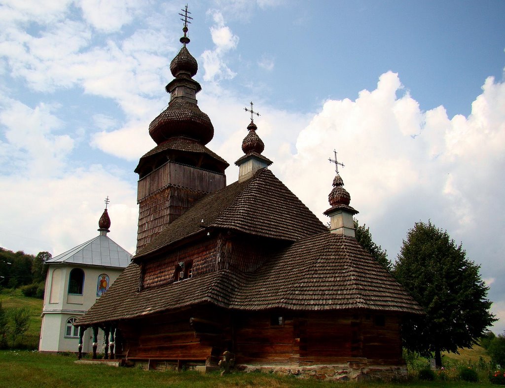 Svalyava - St. Nicholas church, Свалява - Миколаївська церква, Свалява - Николаевская церковь (1588, 1759), Свалява