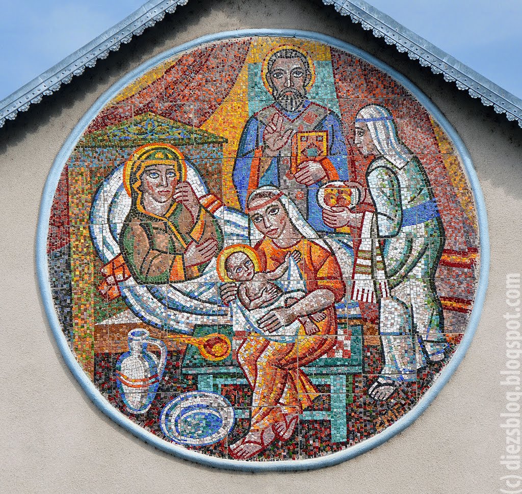 Church Mosaic in Svaliava / Церковная Мозаика в Сваляве, Свалява