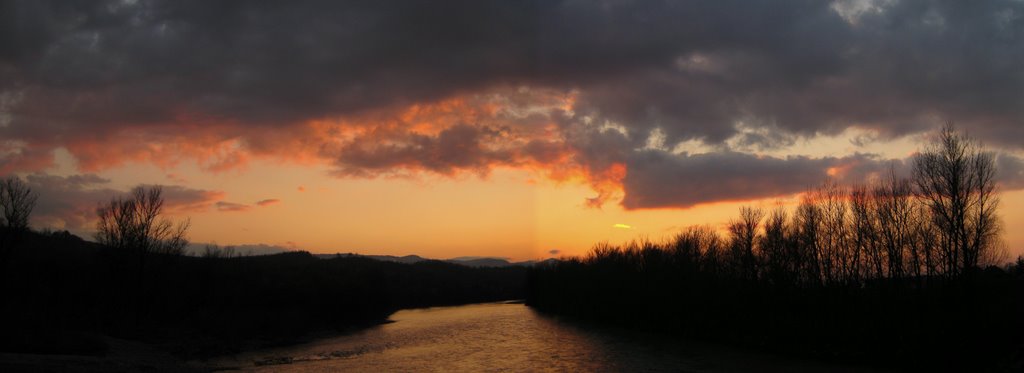 sunset, Тячев