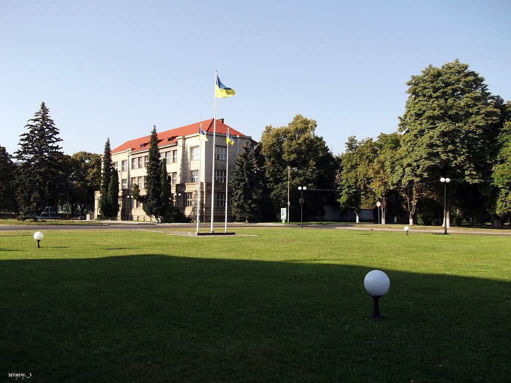 Вид с площади Народная, Ужгород