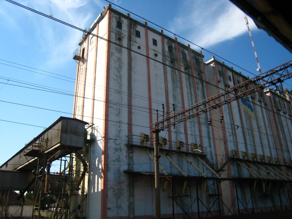 Элеватор. A grain elevator., Акимовка
