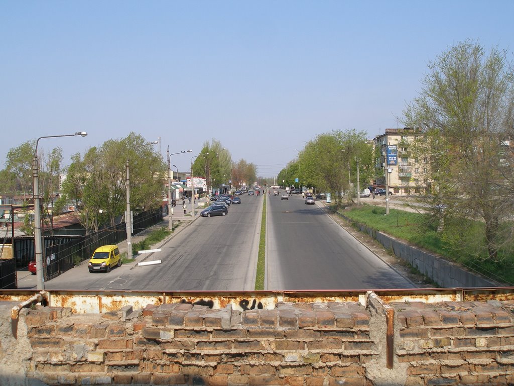 Street "Victory" in the area of the boulevard "Central", Запорожье