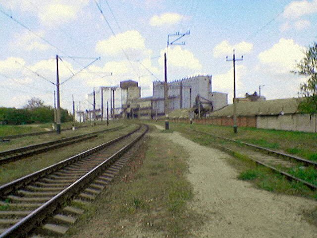 Элеватор и железная дорога, Мелитополь