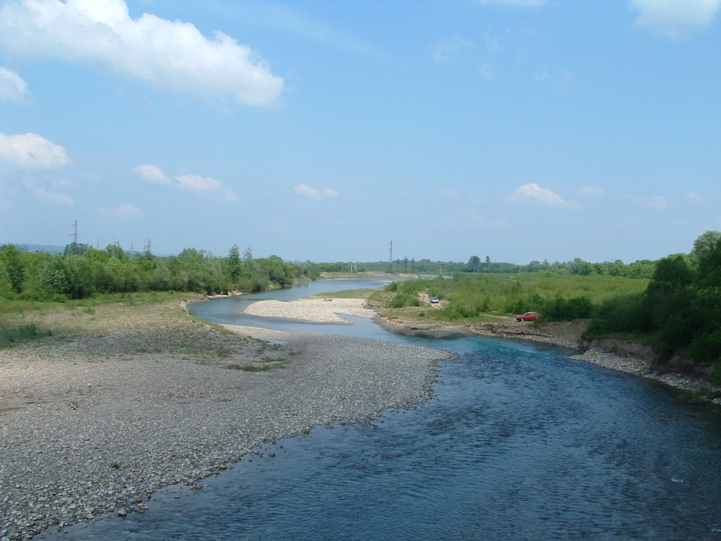 River name "solotvinska bistricja", Богородчаны