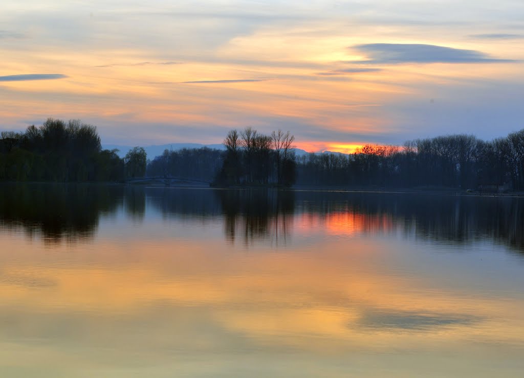 Lake, bridge, mountains, Ивано-Франковск