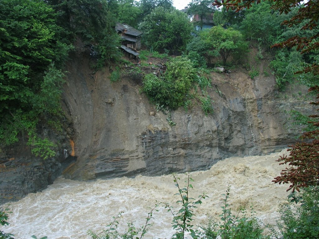 Kosow (Kosiv) -flood 2008, Косов