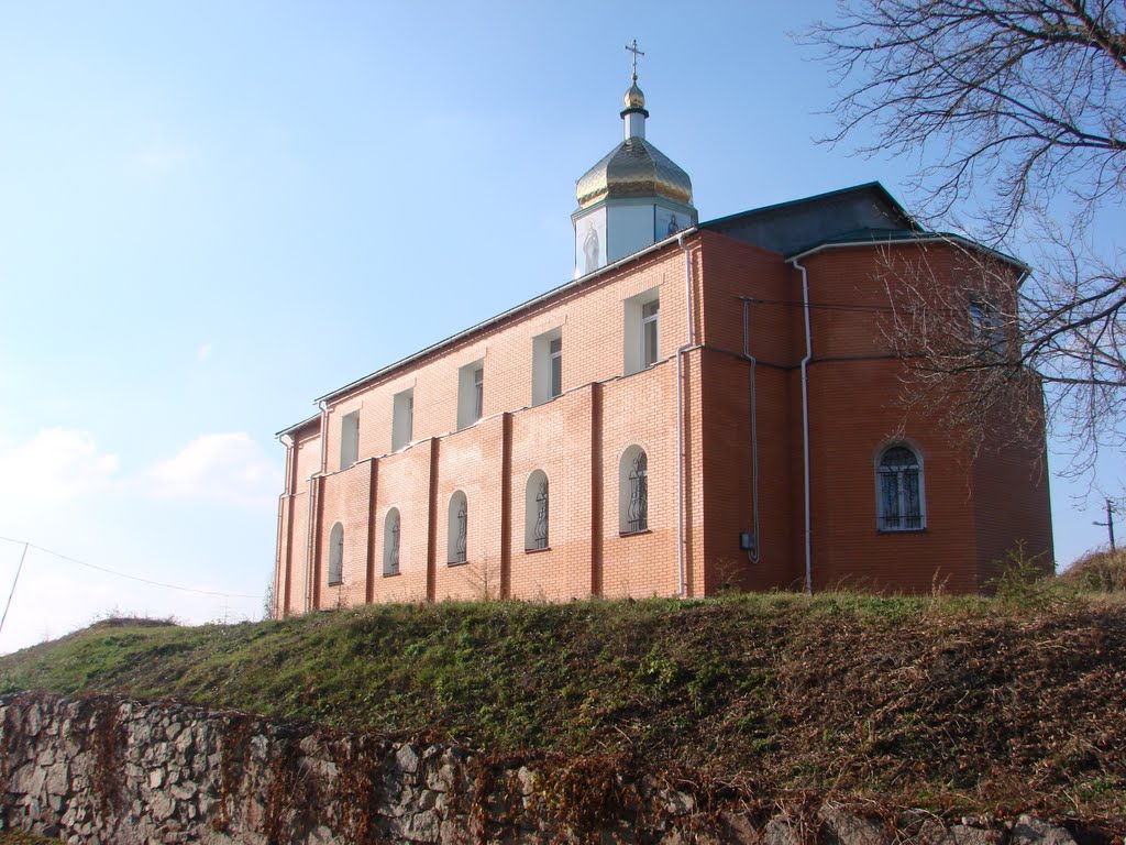 Boguslav. Another view of the monasterys church, Богуслав