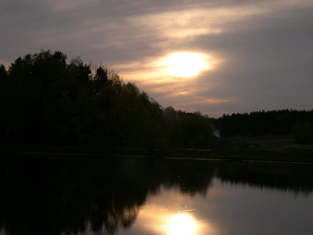 Vorzel lake, Ворзель
