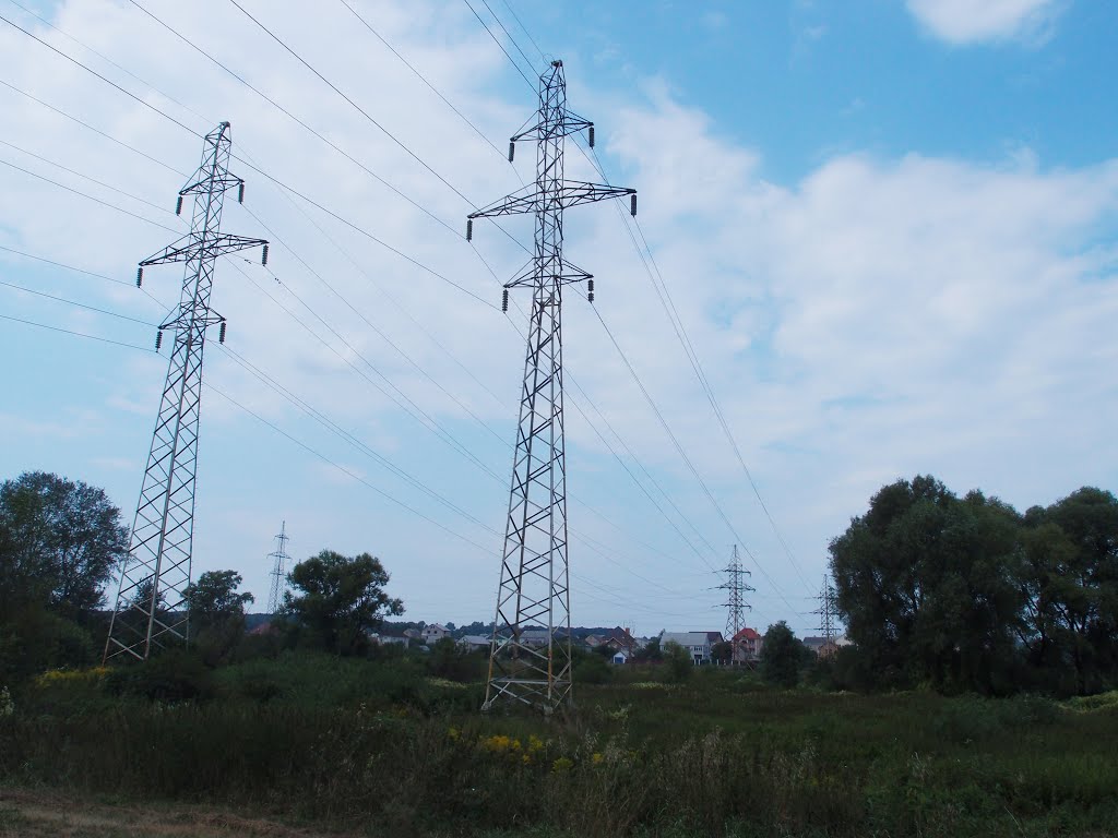 power lines, Ирпень