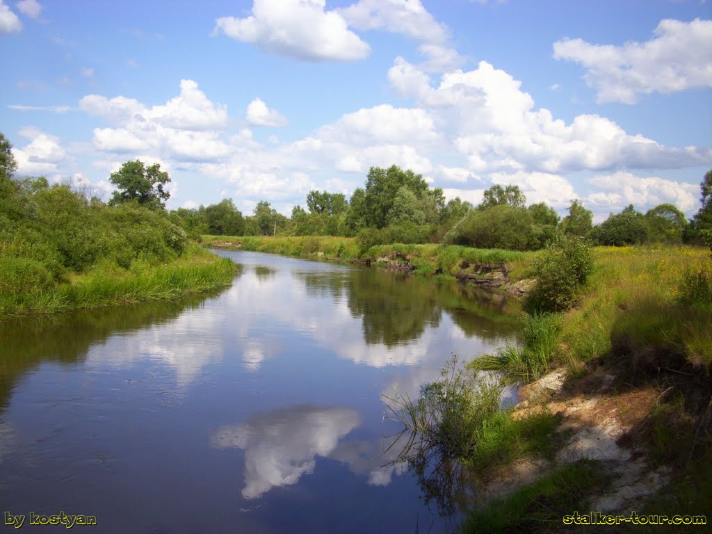 Река Уж в Полесском, Полесское