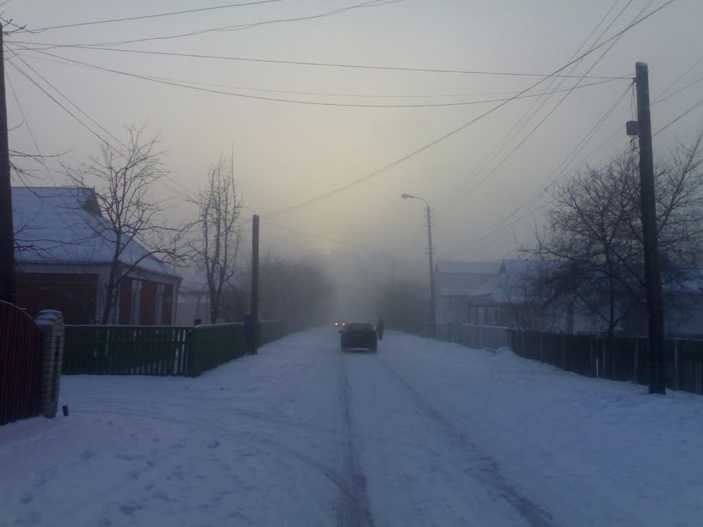 Winter morning in Stavische, Ставище