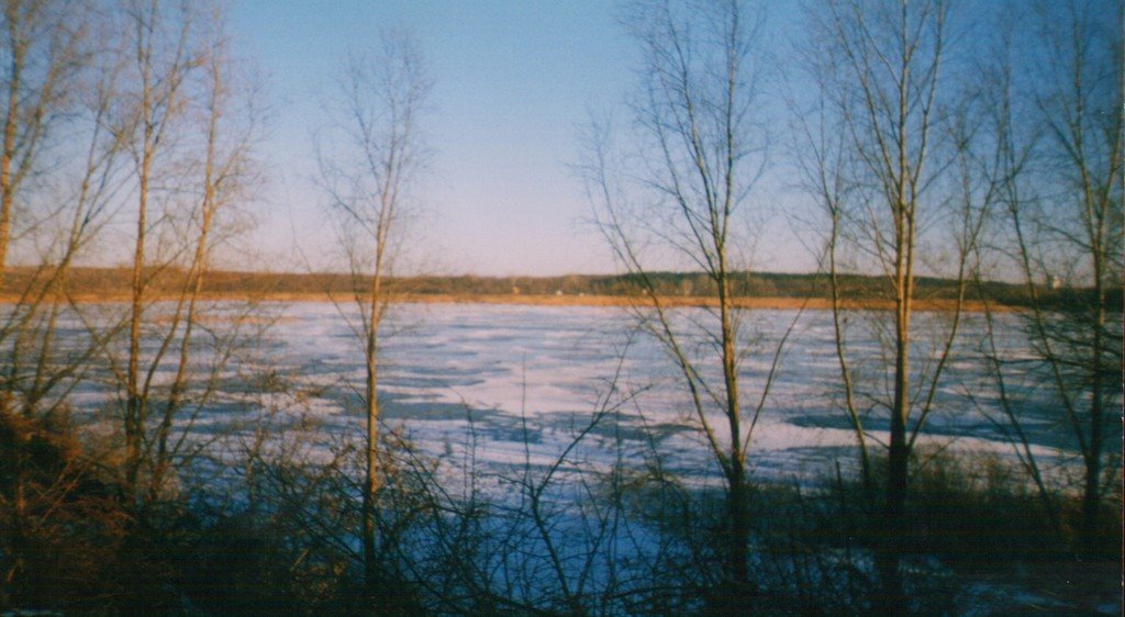 River Roska in winter, Тетиев