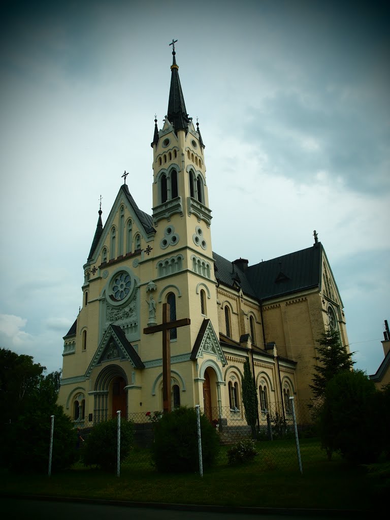 Католицький храм у Фастові. Catholic church in Fastov., Фастов