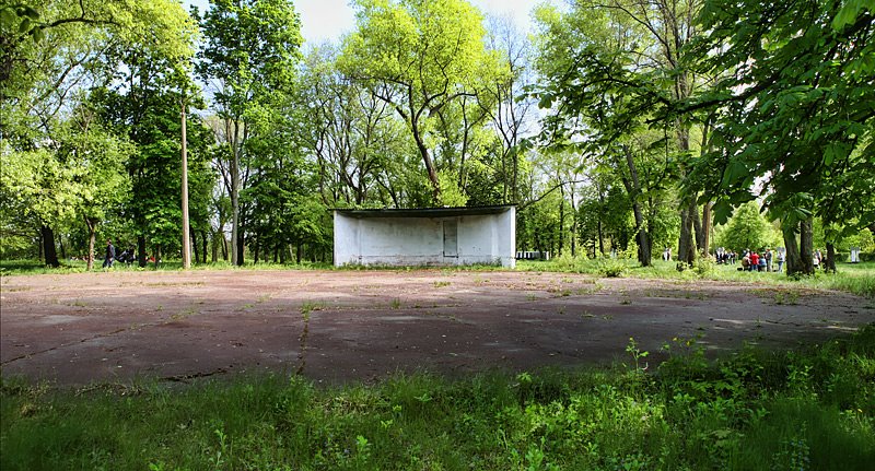 Бывшая танцплощадка в парке Славы г. Чернобыль, Чернобыль