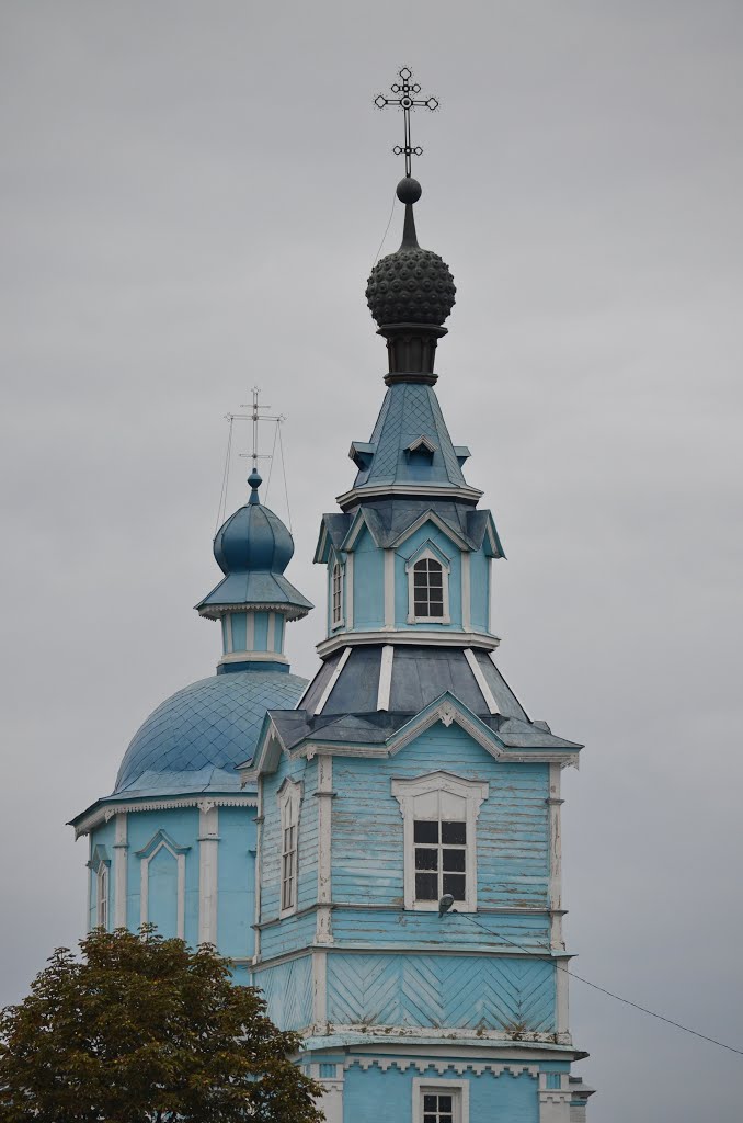 Боярка. Купола Михайловской церкви / Boyarka. Domes of St. Michaels Church, Боярка