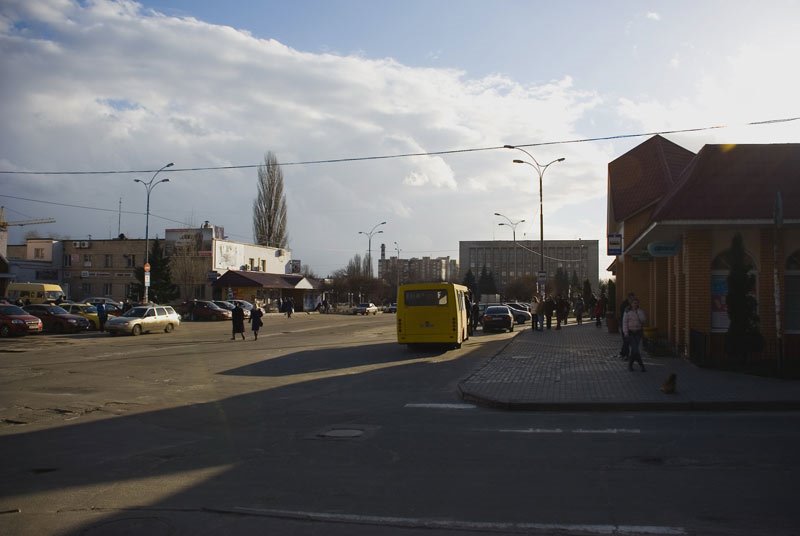 Vyshhorod, central square, Вышгород
