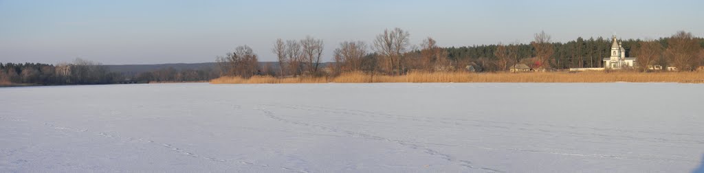 Вид из центра пруда, Алексадровка