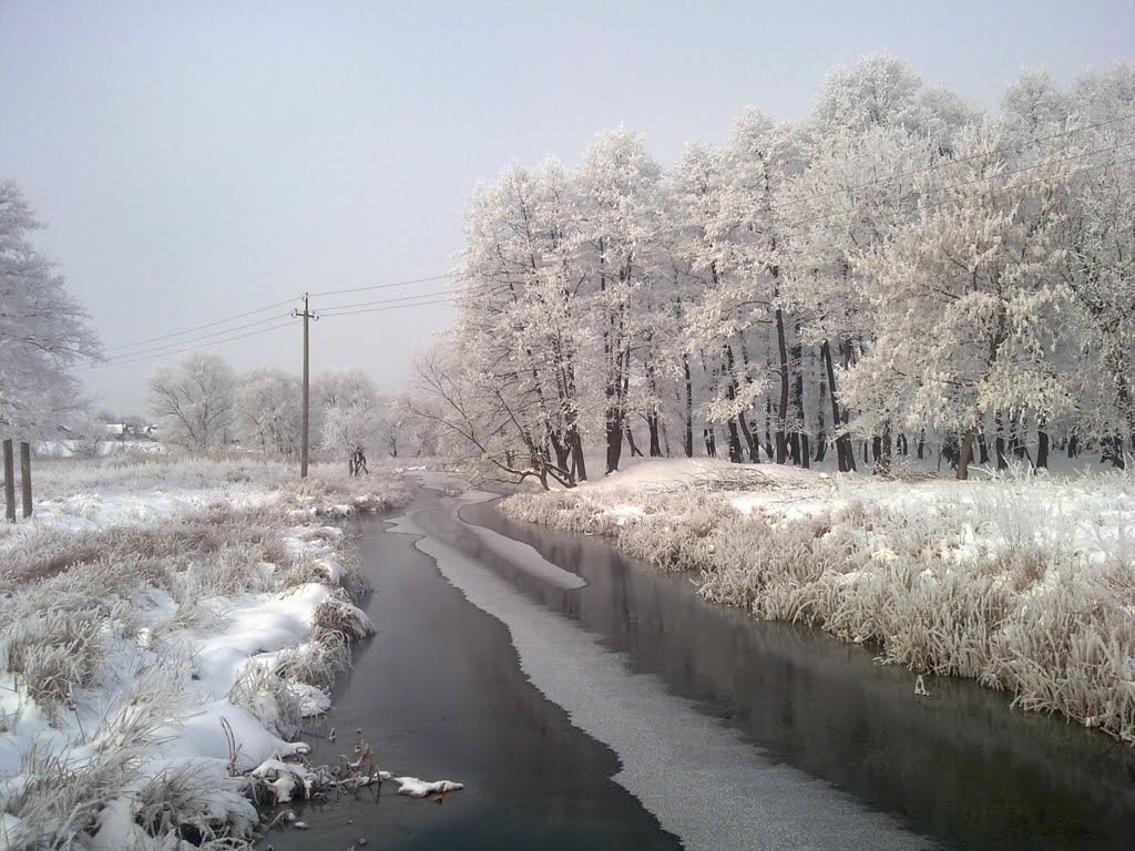 Тясмин зимой, Алексадровка