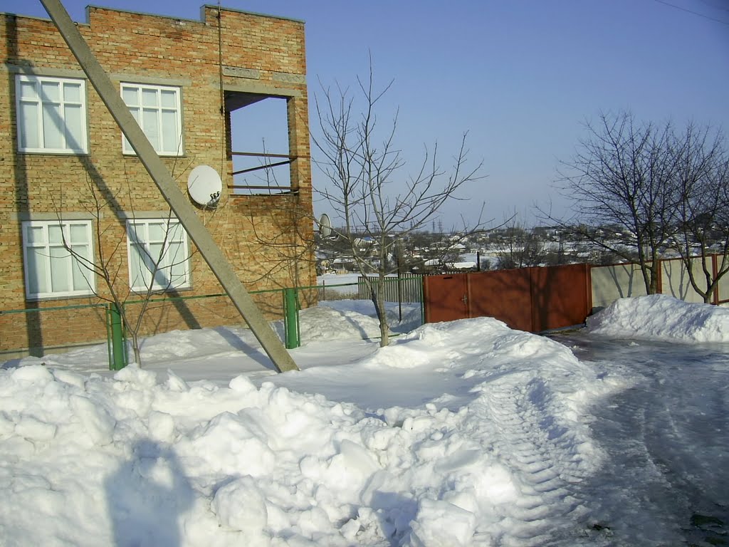сугробы  2010г., Знаменка