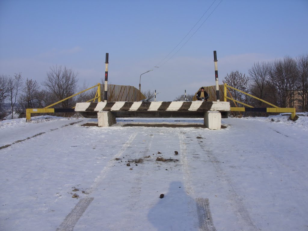 Таким мост был еще в феврале 2010 года, Малая Виска