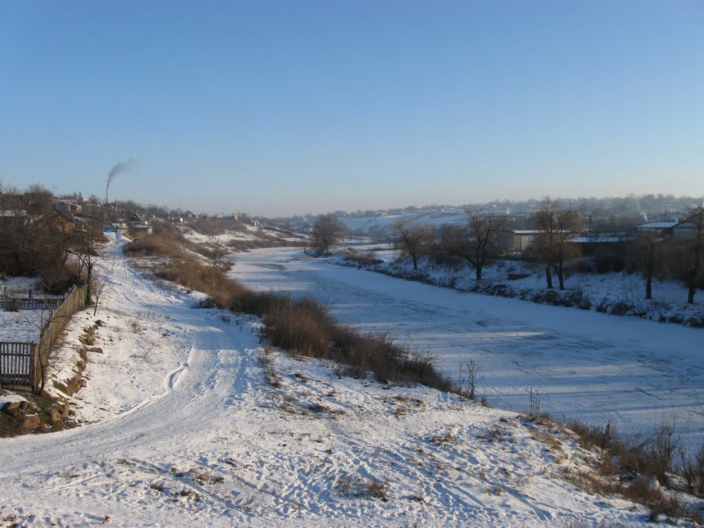 Вид на річку, Новоукраинка