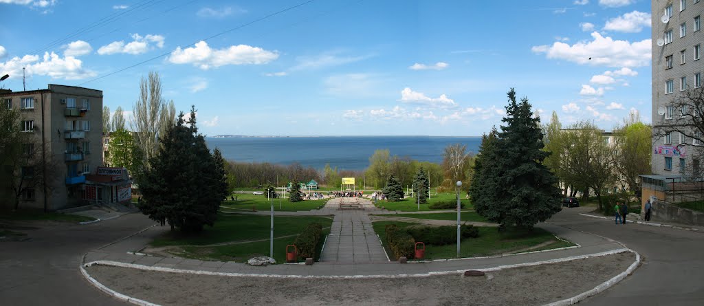 Вид на Кременчугское водохранилище, Светловодск