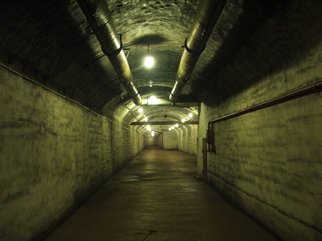 The underground submarine repair facility in Balaclava, Балаклава