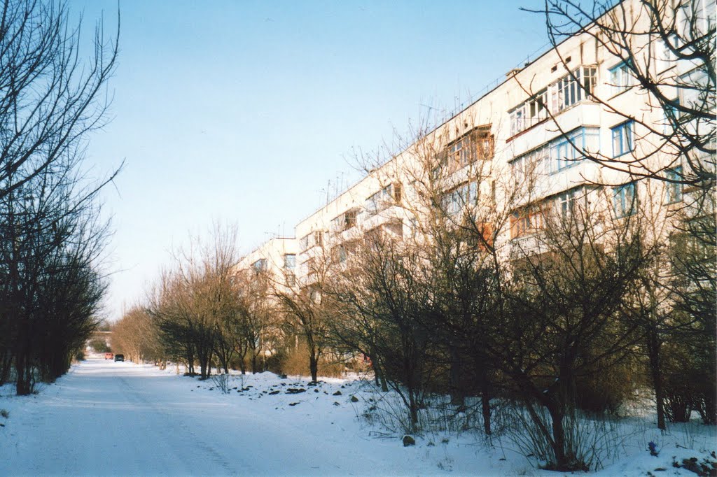 этажки на ул.Гагарина   февраль 2006, Белогорск