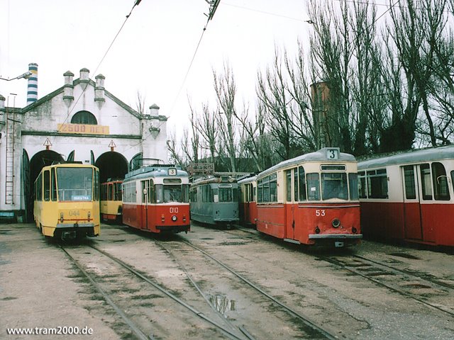 Depot der Straßenbahn Evpatorija, Евпатория