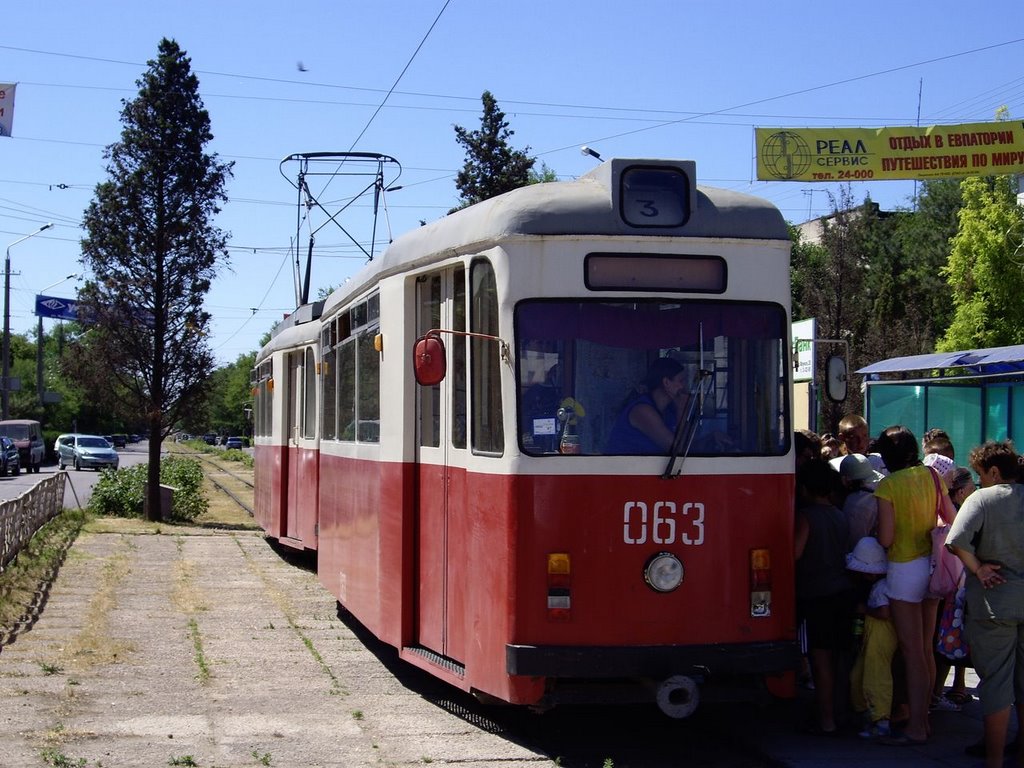 Немецкий трамвай Gotha Т-57+В-57, Евпатория
