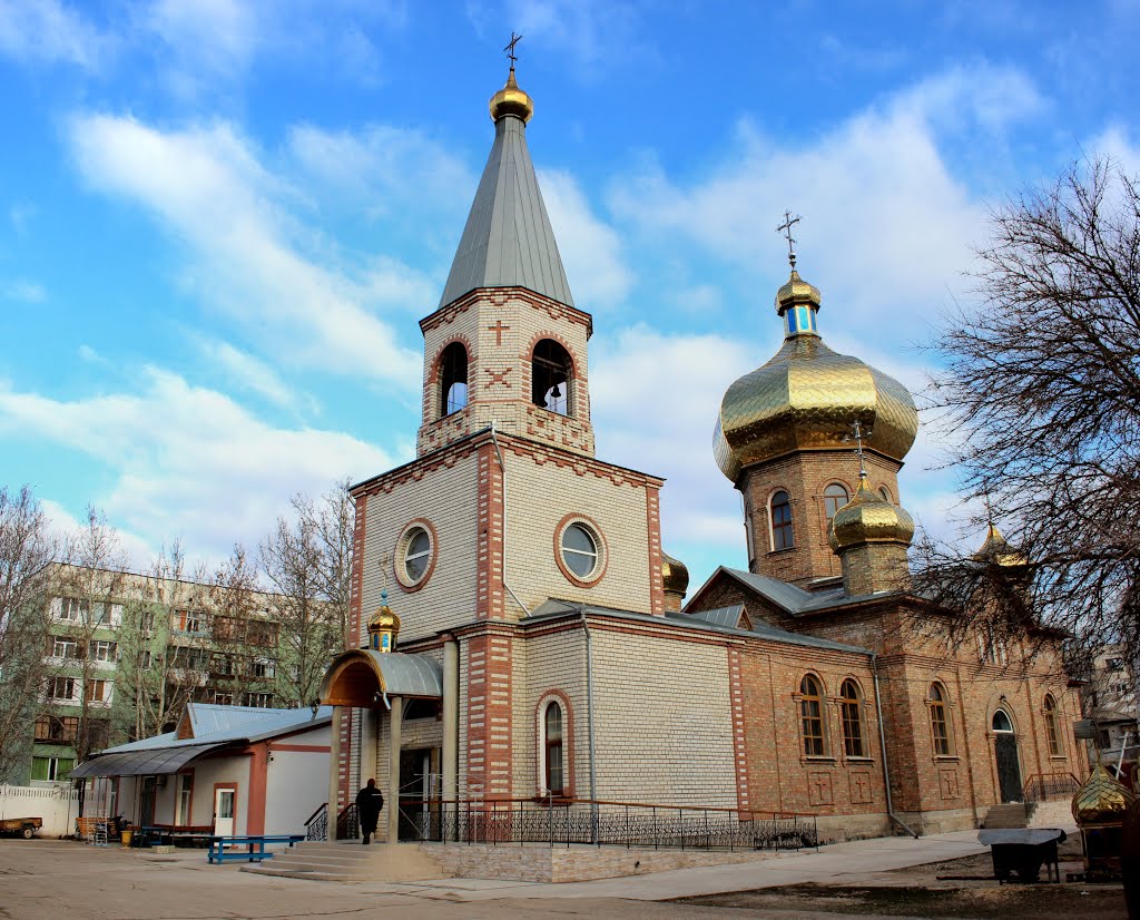 Church & belfry. Новый православный храм в Красноперекопске., Красноперекопск