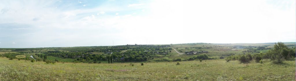from side of the river Hromokiya, Ленино
