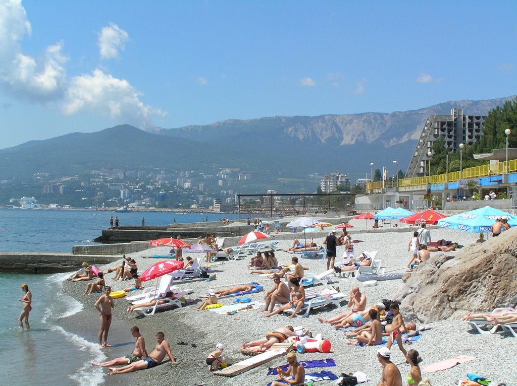 Hotel Yalta, on the beach, Массандра