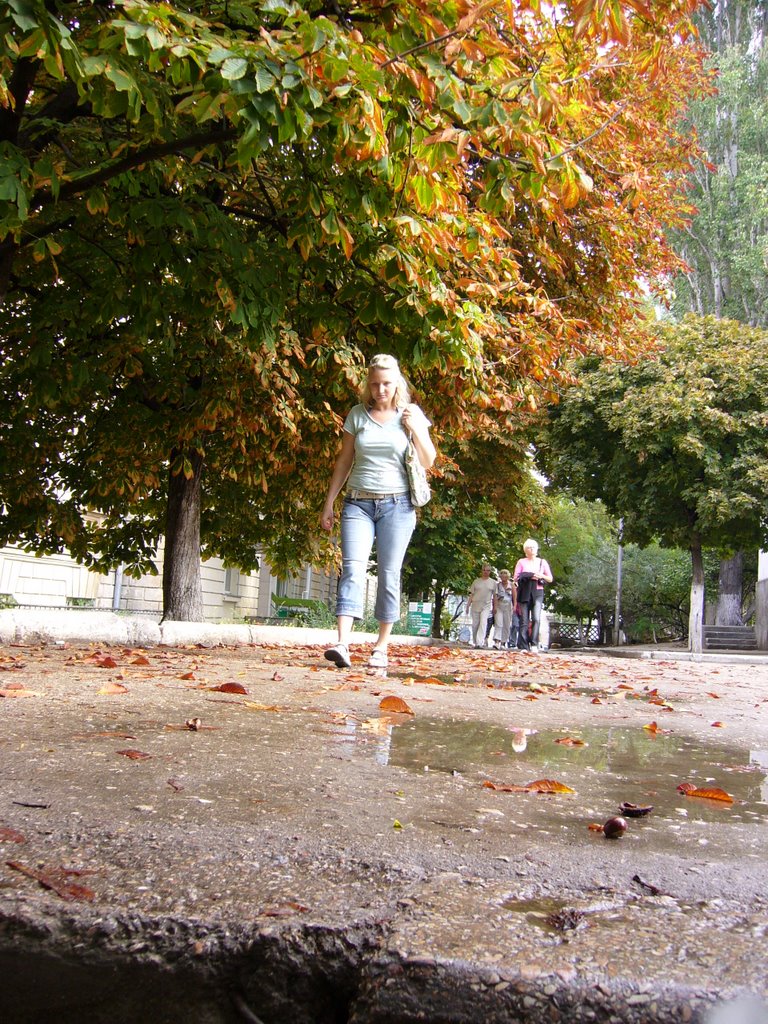 Осенний бульвар, Севастополь