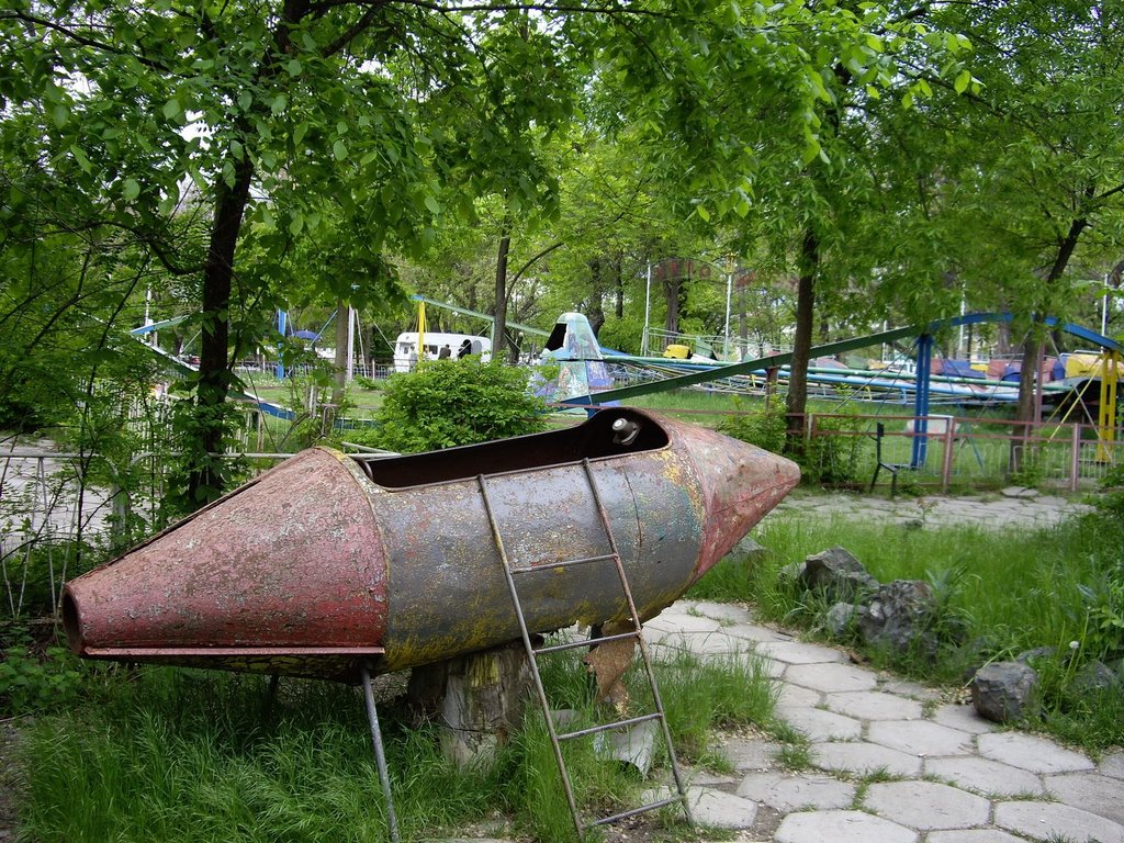 damaged rocket, Симферополь