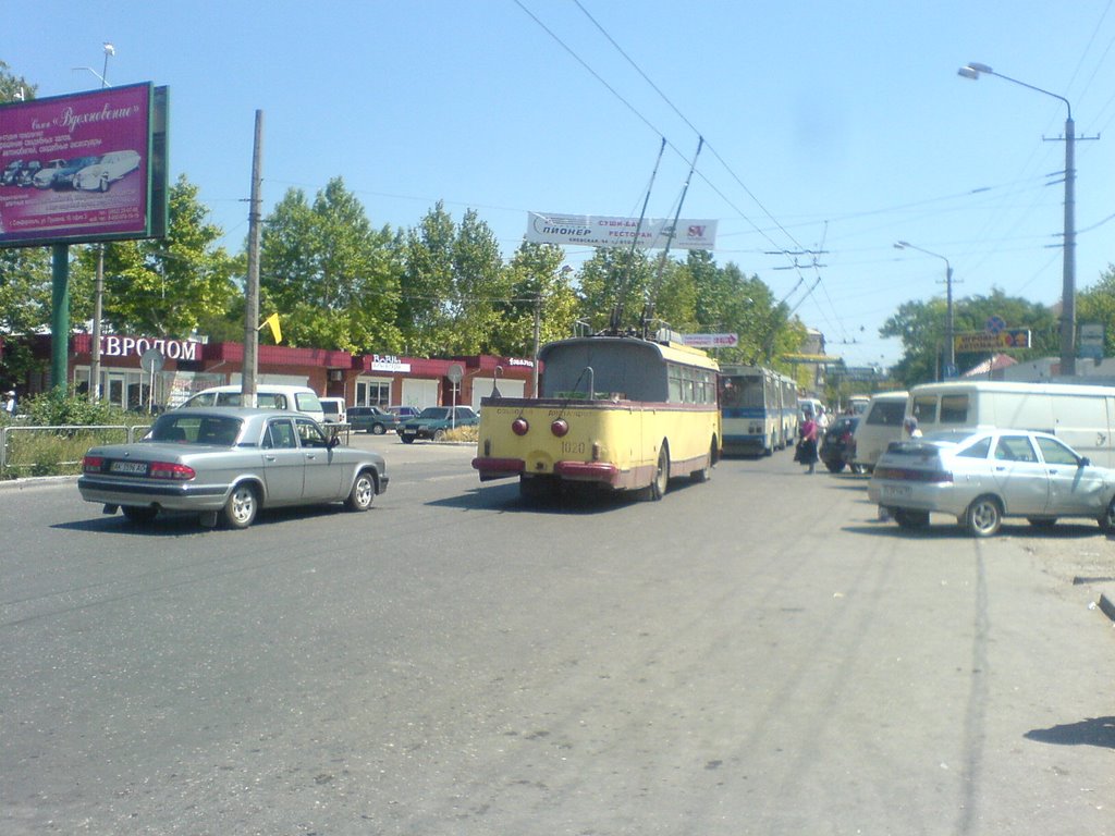 Технический троллейбус  Skoda 9Tr 1020, Симферополь