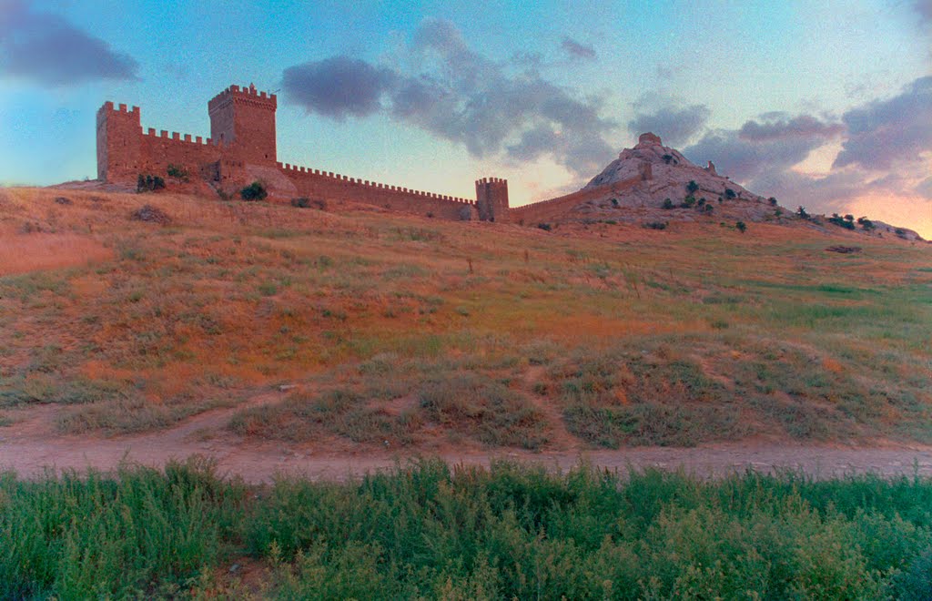 Genoese Fortress at Sunset, Судак