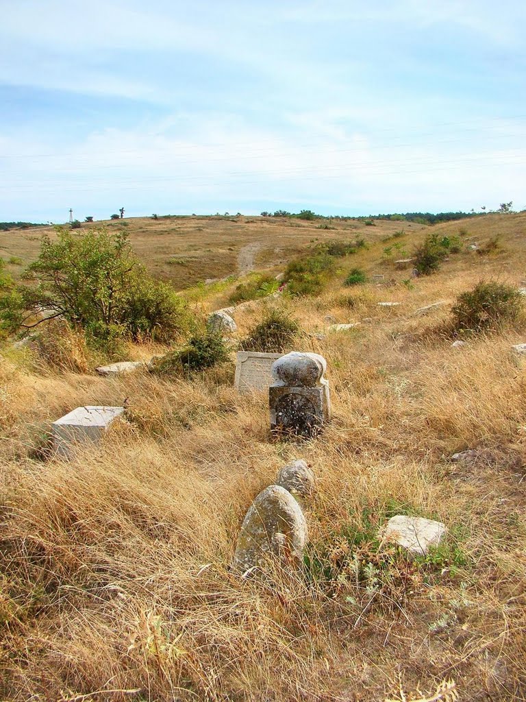 Феодосія - караїмський цвинтар, Feodosia - karaim cemetery, Феодосия - караимское кладбище, Феодосия