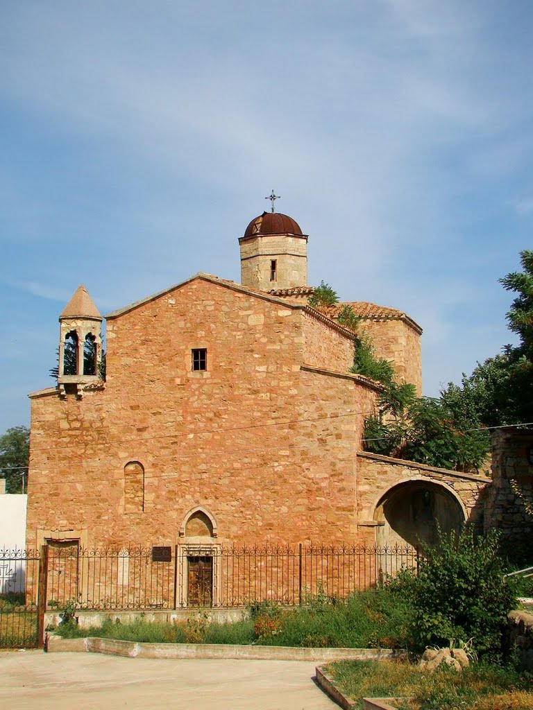 Феодосія - церква архангелів Михаїла і Гавриїла, Feodosia - church, Феодосия - церковь архангелов Михаила и Гавриила, 1408, Феодосия