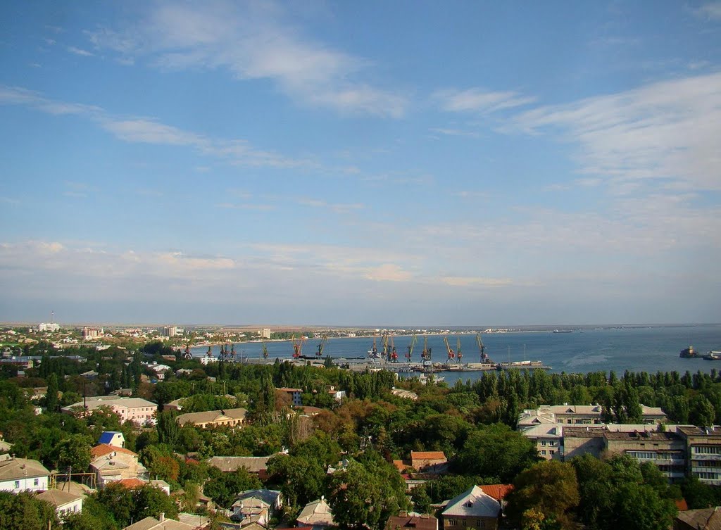 Феодосія з гори Мітрідат, Feodosia - view from Mithridate, Феодосия c горы Митридат, Феодосия