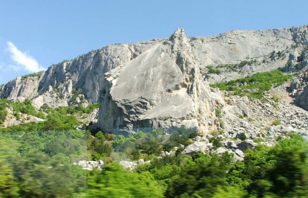 Krim - Südküste -"Felsensegel" in der Nähe von Foros, Форос