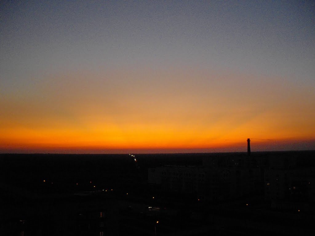 Sunset. last sun rays, Черноморское