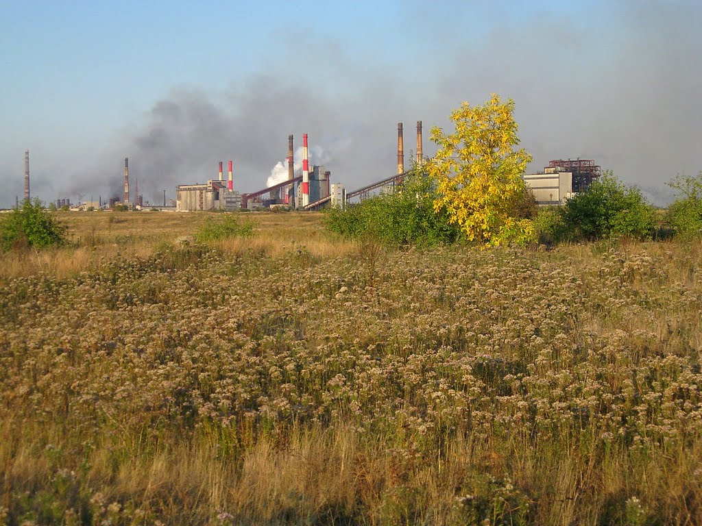 Осенне-заводской пейзаж, Артемовск