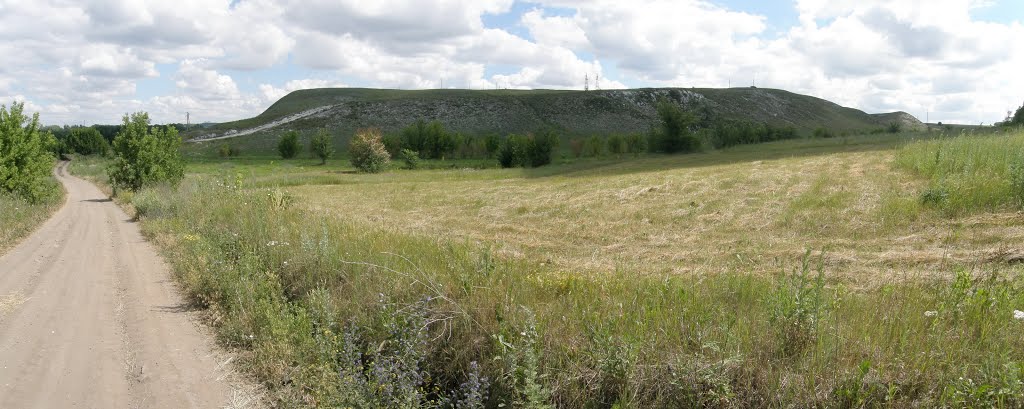 Вид на холмы со стороны Белогоровки, Белогоровка