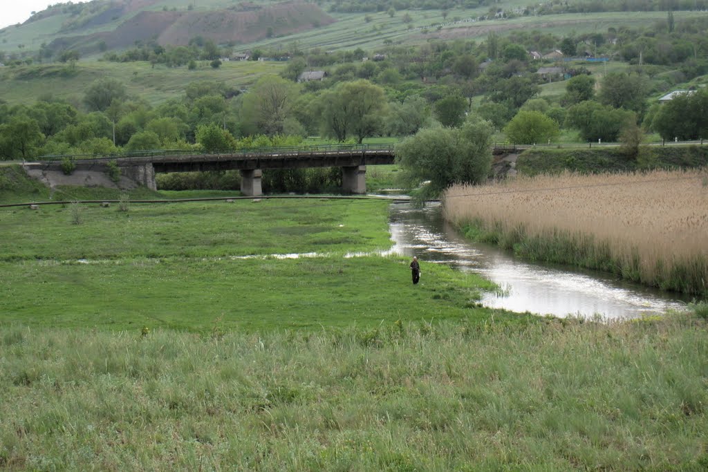 Мост в Бугаёвре. The bridge in Bugajovka., Бугаевка